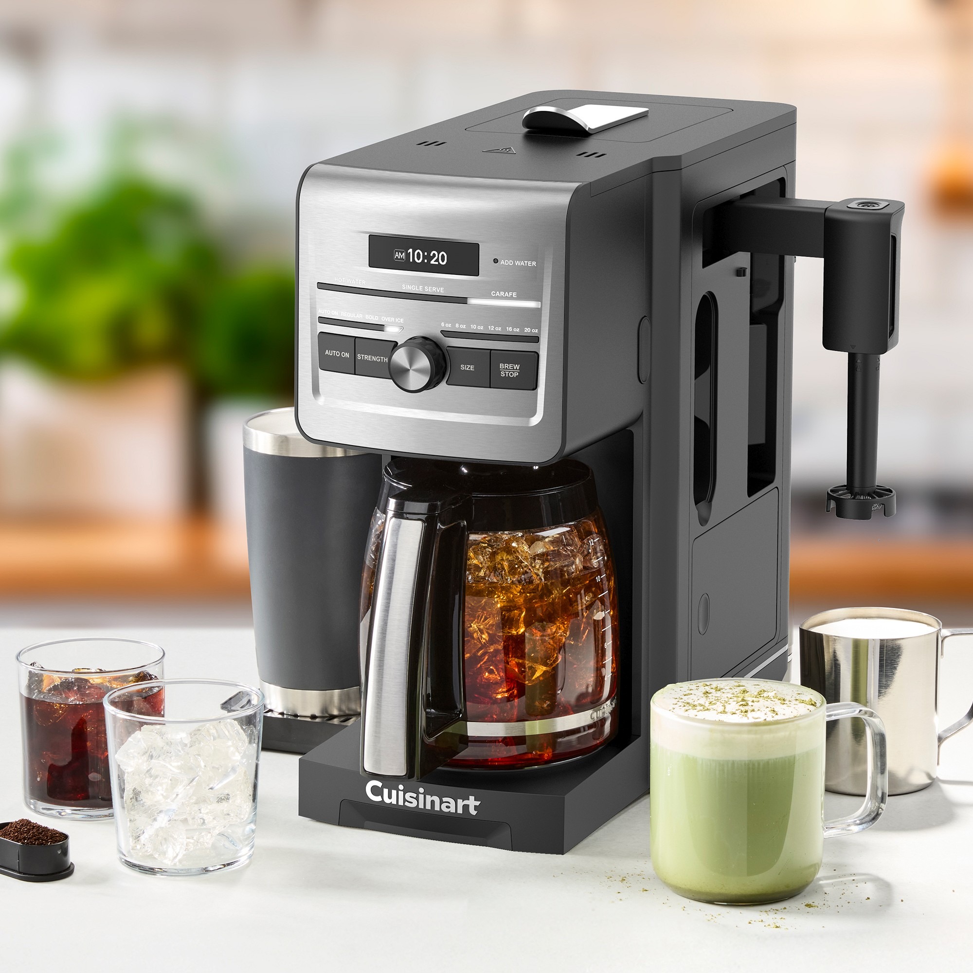 Cuisinart 3-in-1 Coffee Maker 12 Cup Programmable Hot & Iced Stainless