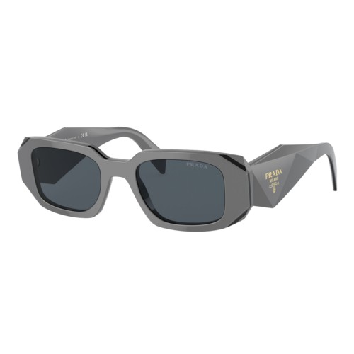 Prada Womens Symbole Sunglasses Marble Black/Dark Grey, Size 49 frame Marble Black/Dark Grey