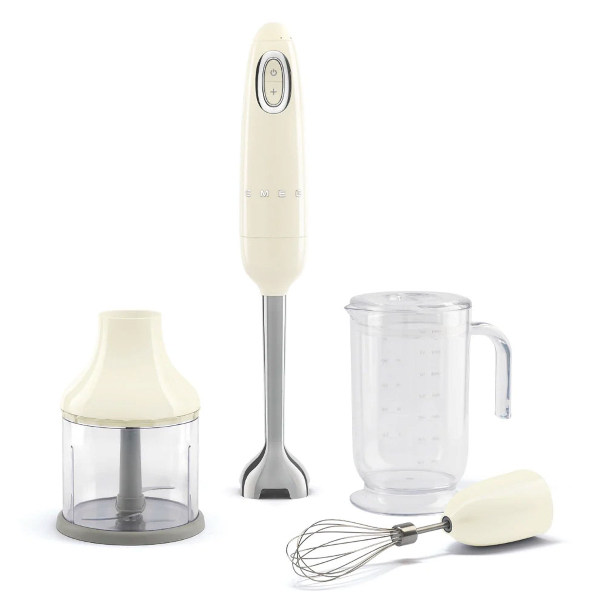 Retro Style Hand Blender w/ Accessories Cream