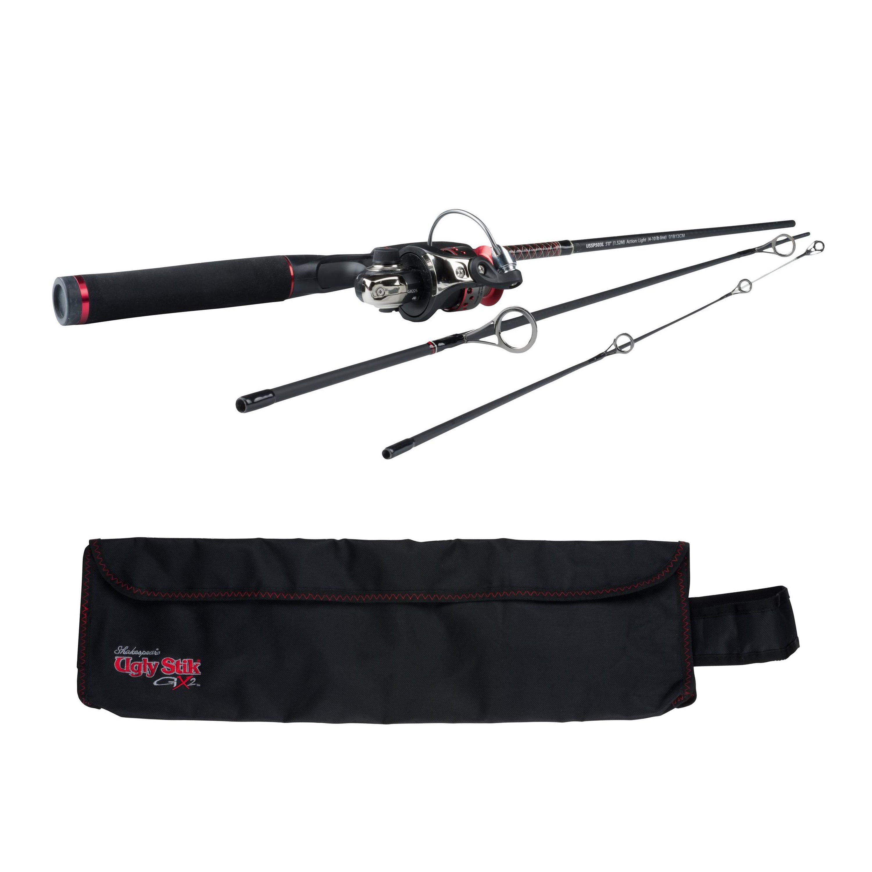 GX2 Travel Spinning Kit 30 Reel Size 6ft Rod