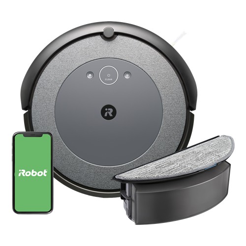 iRobot Roomba Combo i5 Robot Vacuum and Mop, Woven Neutral