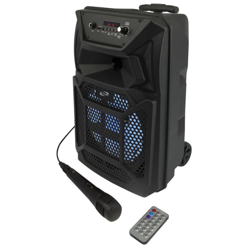 Wireless BT Tailgate Speaker with Microphone