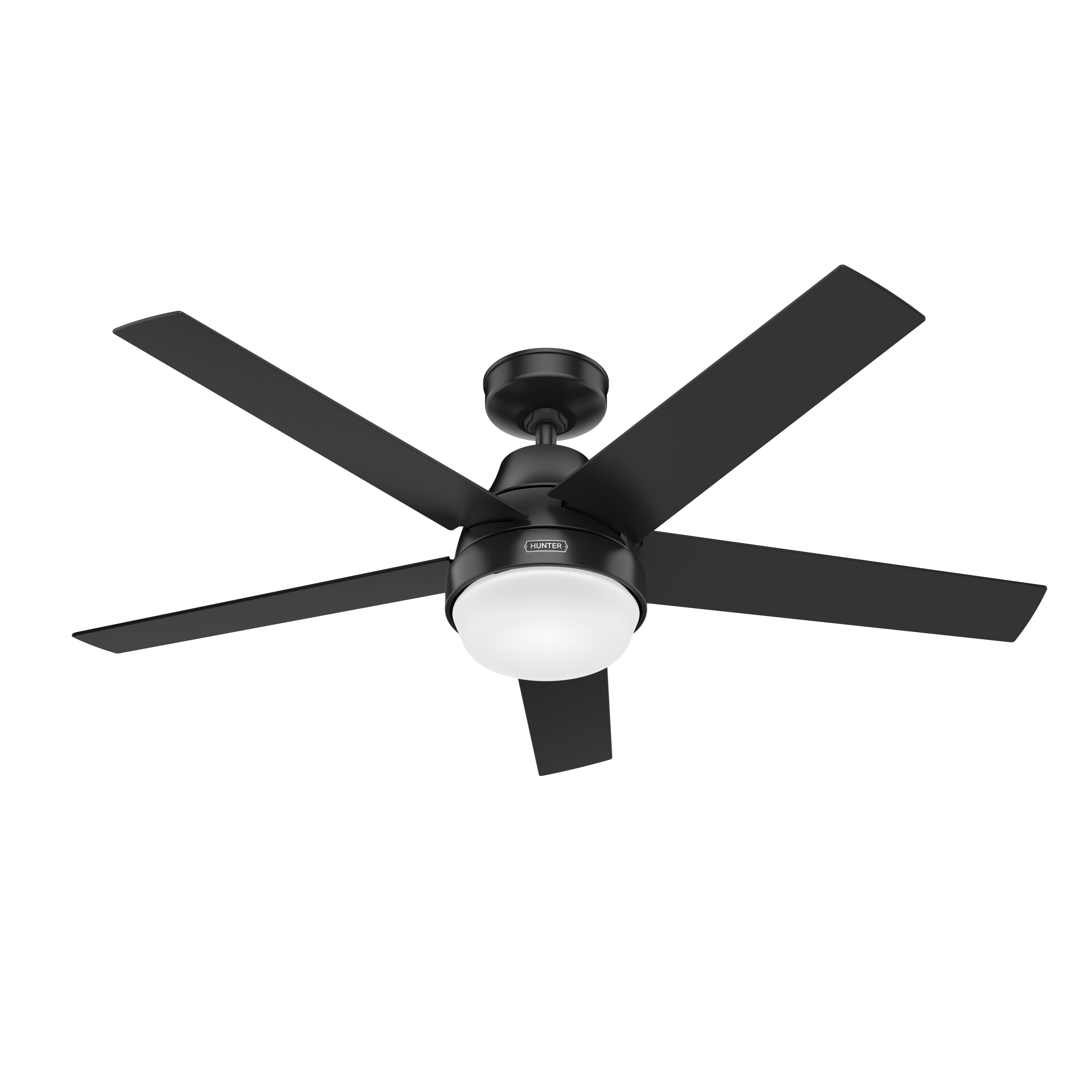 Aerodyne 52" Wifi Ceiling Fan w/ Light Kit Matte Black