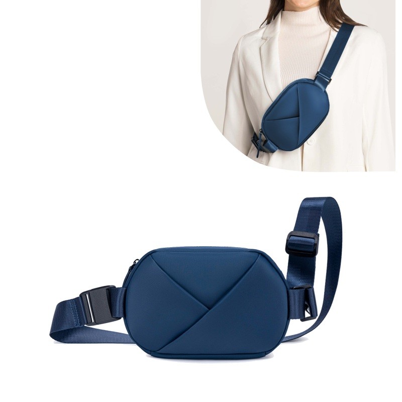 LUX AND NYX Origami Belt and Sling Bag - Navy
