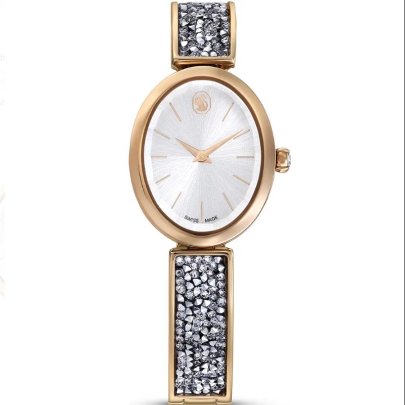 Crystal Rock Oval Ladies Watch