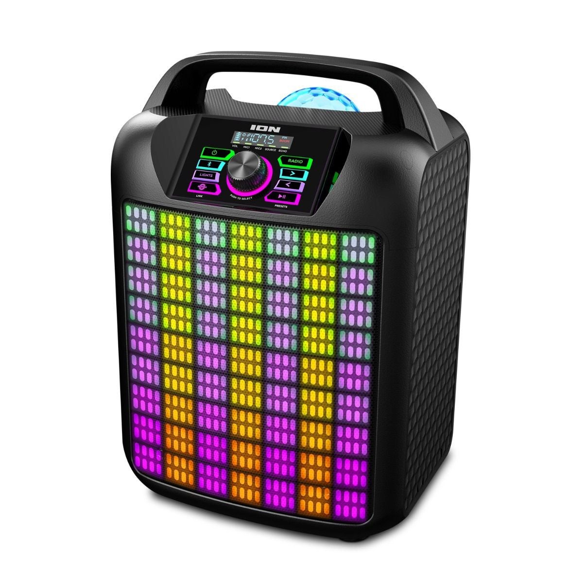 Party Rocker Max High Power Portable Speaker w/ Customizable Theme Lights