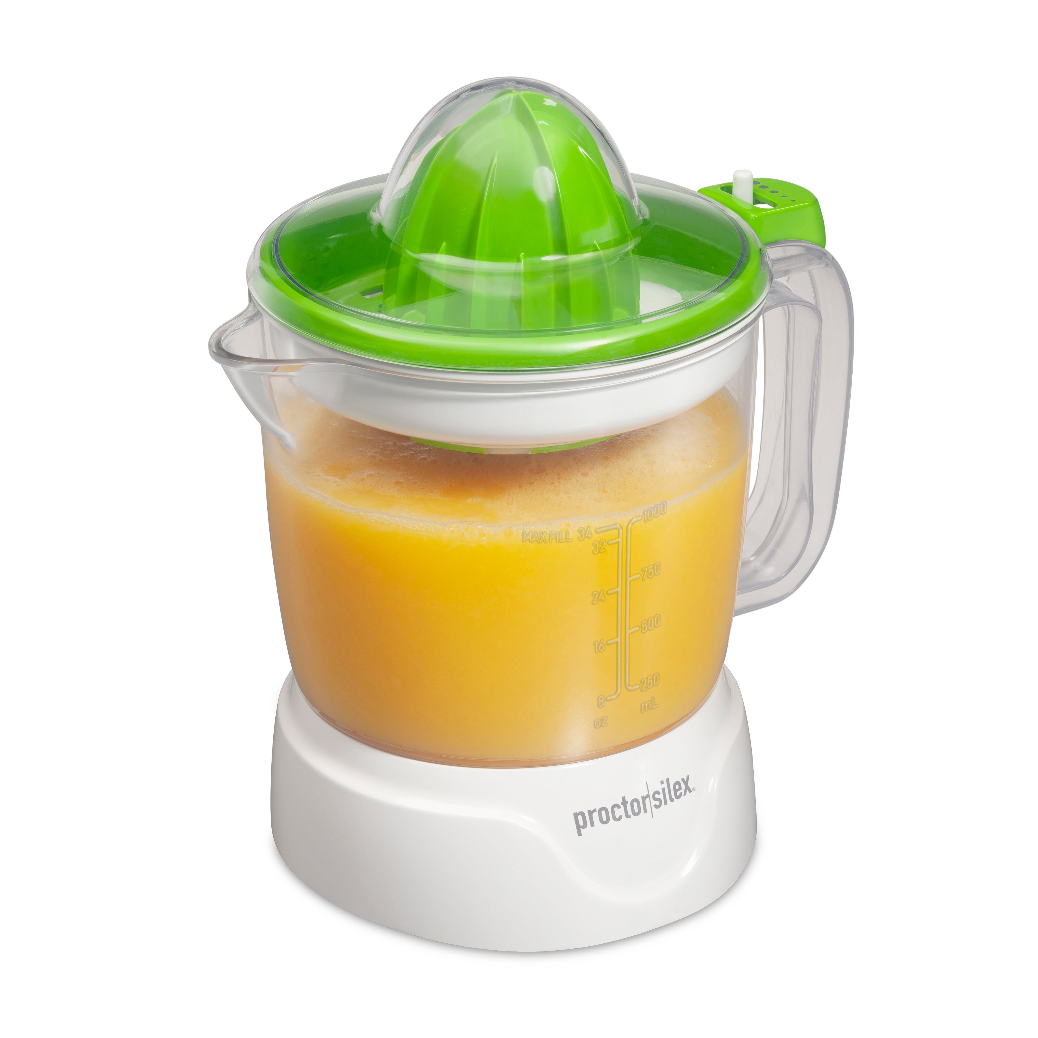 34oz Electric Citrus Juicer White & Green