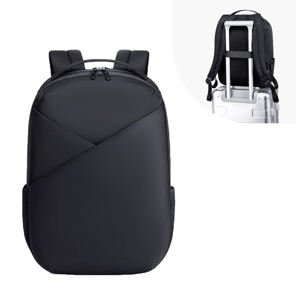 16" Laptop Origami Daily Backpack - Unisex (Black)