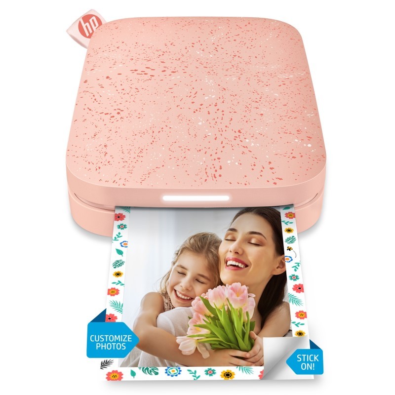 Sprocket Portable 2x3" Instant Photo Printer (Blush Pink), Prints From iOS or Android Devices