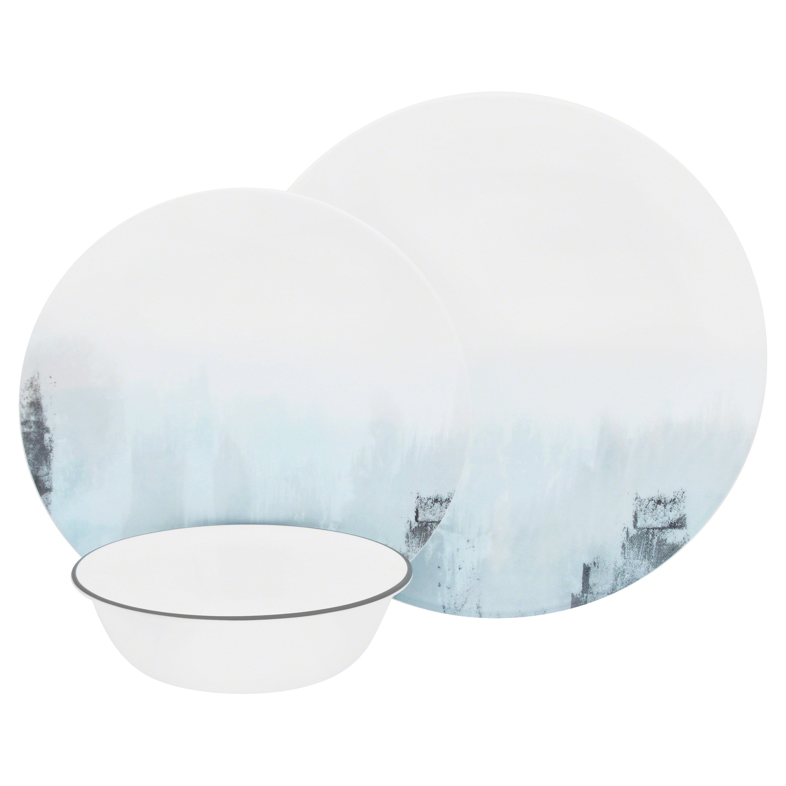 Boutique Tranquil Reflection 12pc Round Dinnerware Set