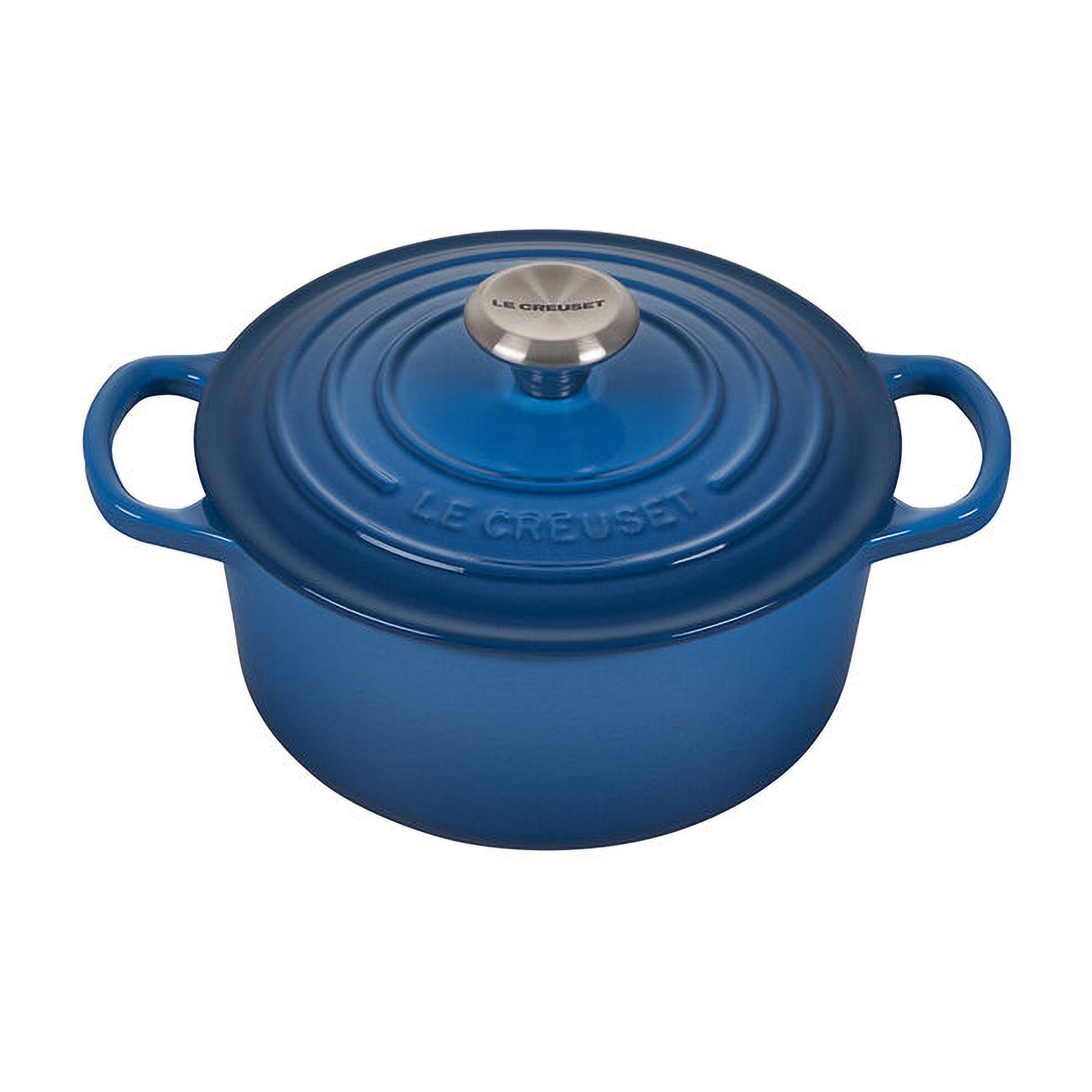 2qt Signature Cast Iron Round Dutch Oven Marseille