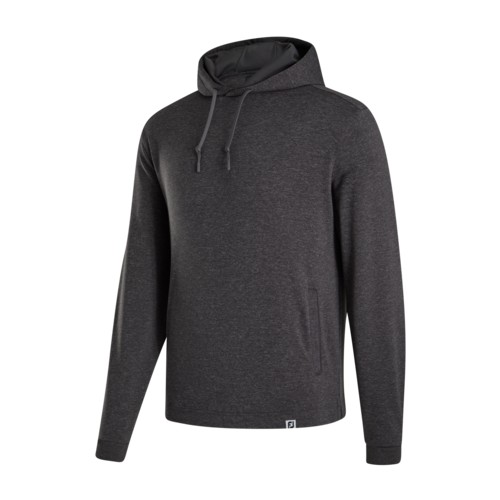 FootJoy Lightweight Hoodie Heather Charcoal, Size Large Large, Heather Charcoal