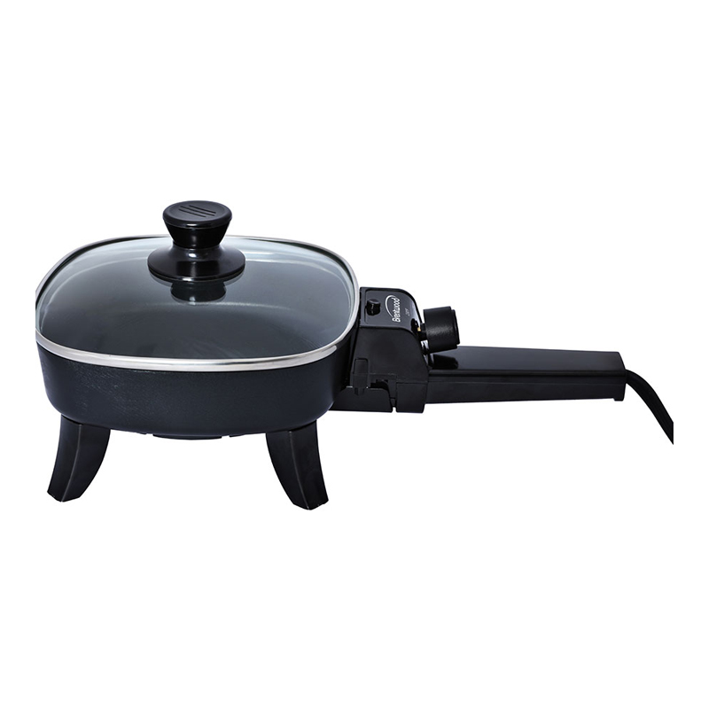 6 - Inch Skillet with Glass Lid - (Black)