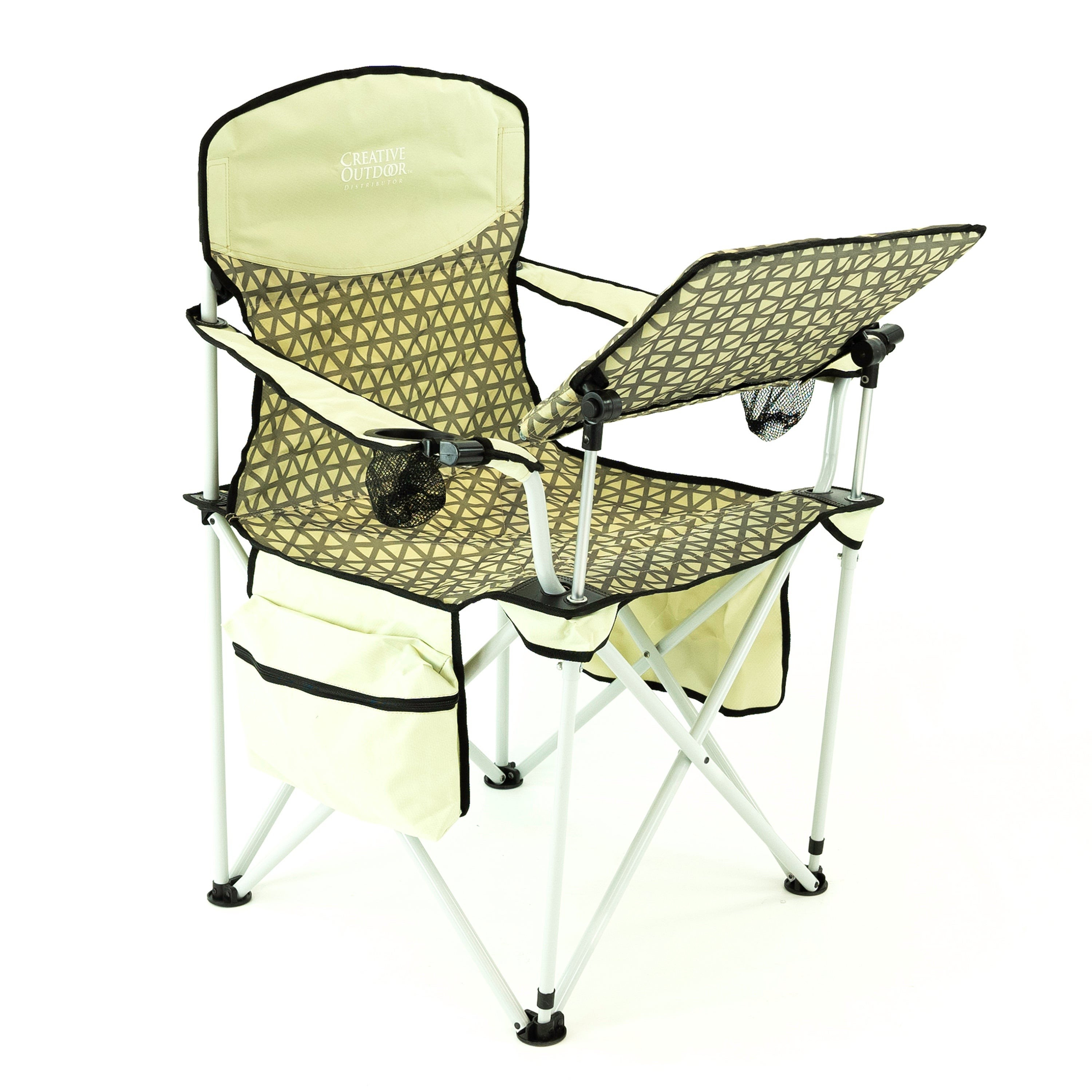 iChair Folding Wine Chair w/ Adjustable Table Earth Diamond