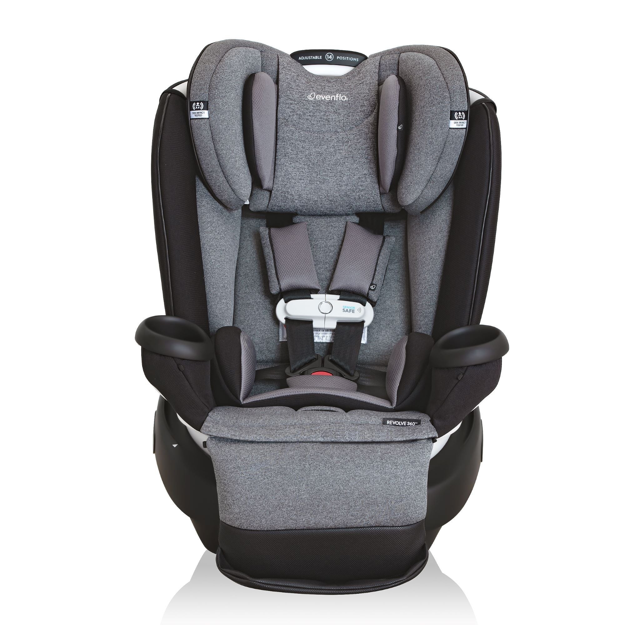 GOLD Revolve360 Extend Rotational Car Seat + SensorSafe Moonstone Gray