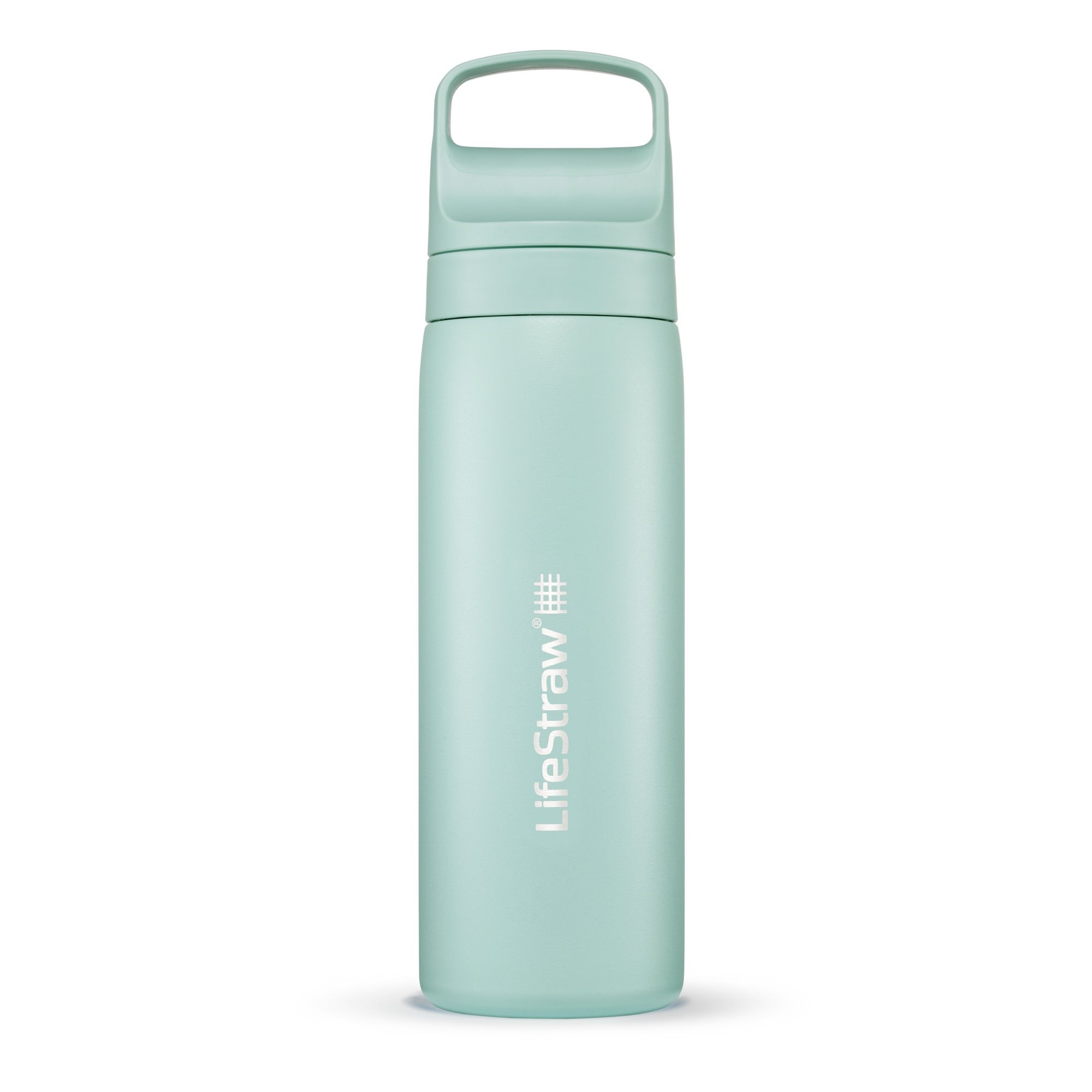 LifeStraw Go 18oz Stainless Steel Water Filter Bottle Seaform