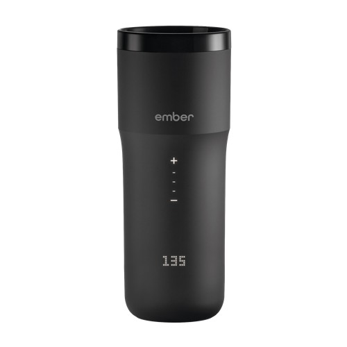 Ember 12 oz Temp Control Smart Travel Mug 2+, Black