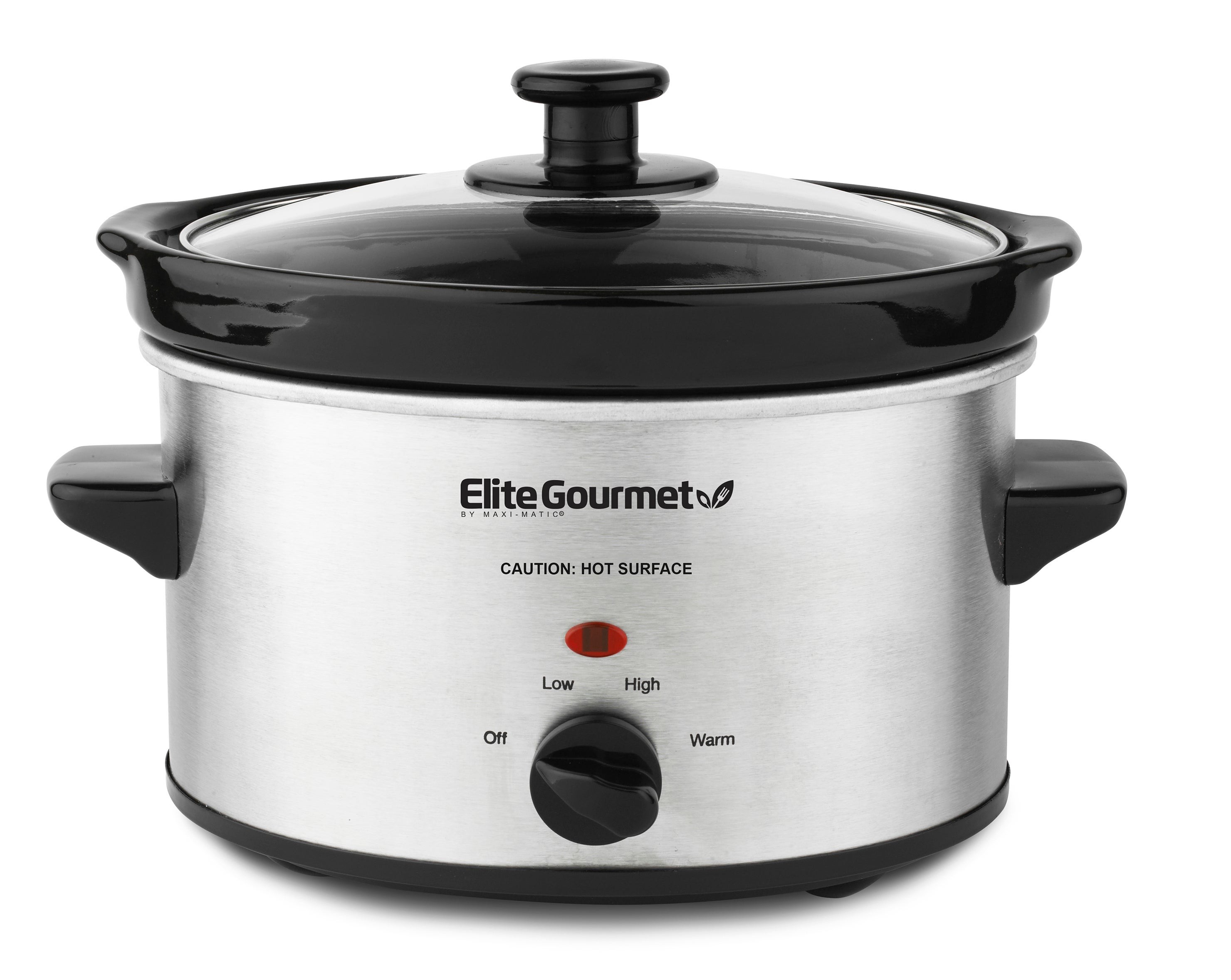 Gourmet 2qt Stainless Steel Slow Cooker