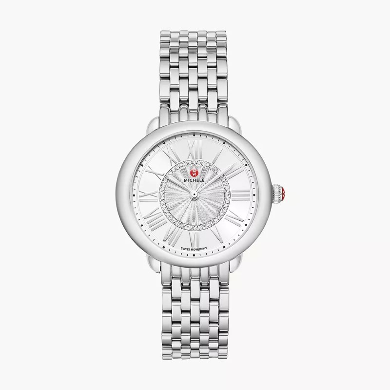 Serein Mid Stainless Diamond Dial Watch