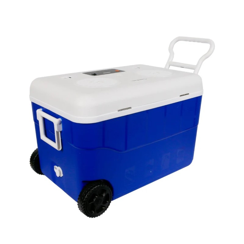 55 Qt Cooler with Bluetooth Speaker - Blue