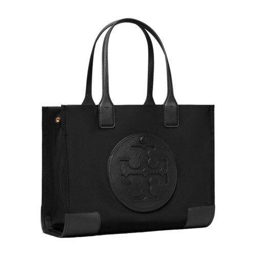 Tory Burch Small Ella Tote Bag Black Black