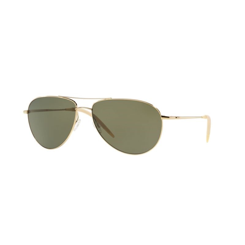 Benedict Sunglasses - (GoldGreen Polarized)