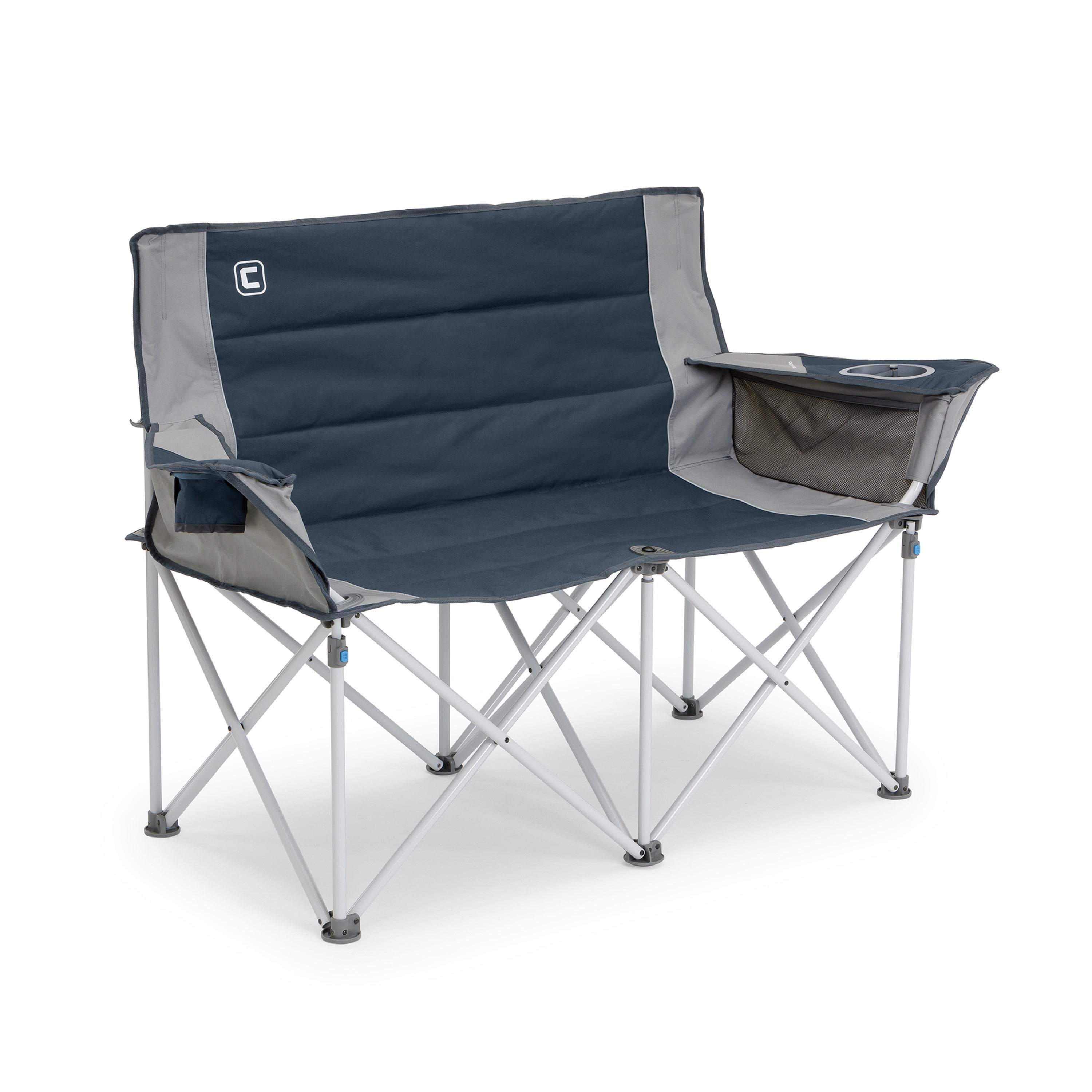 Loveseat Double Outdoor Camp Chair Navy