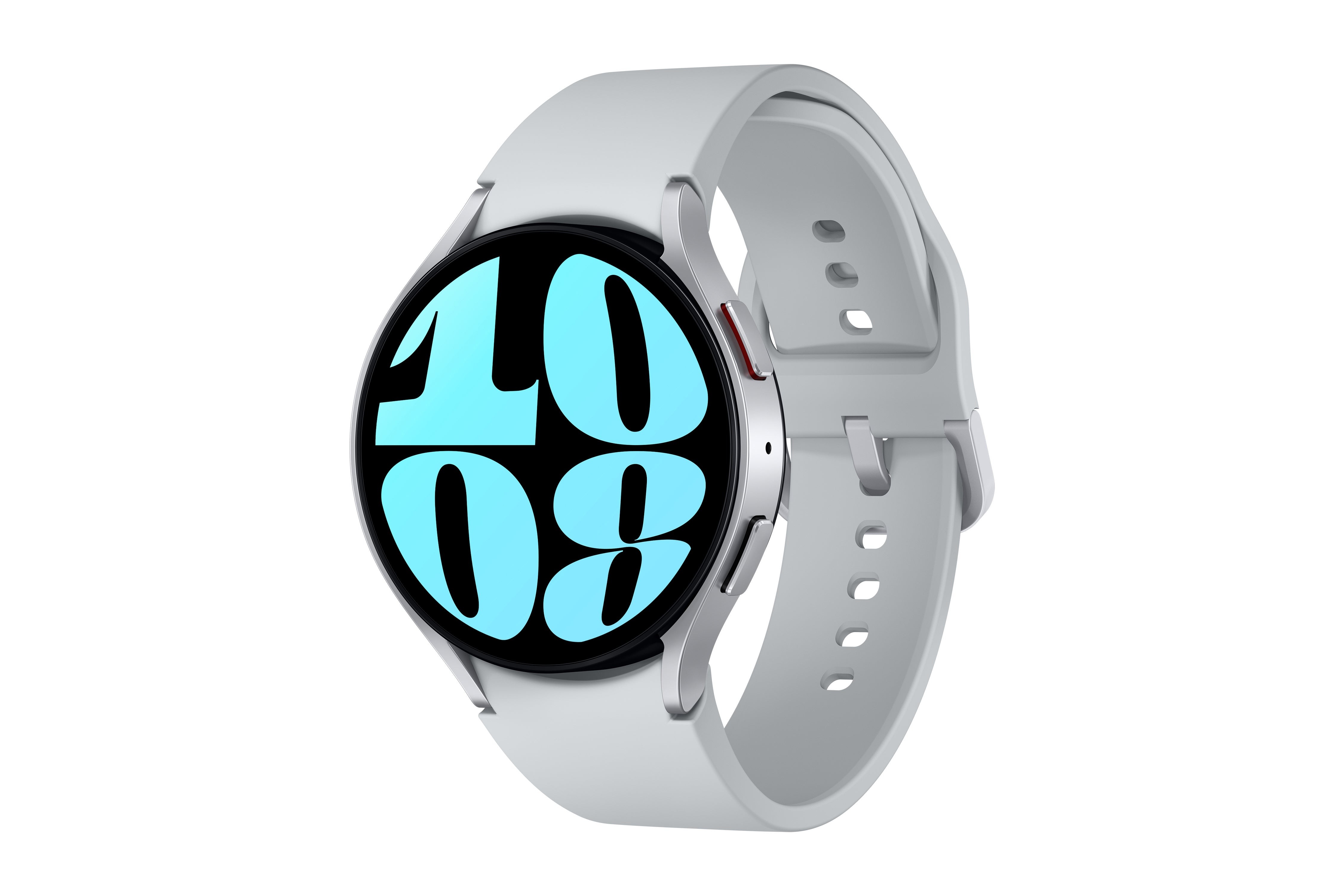 Galaxy Watch6 44mm Silver Aluminum Smartwatch w/ Silver Sport Band