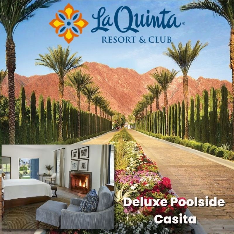 Greater Palm Springs California 5 Night Stay - Deluxe Poolside Casita Plus 1250 Dollar Resort Credit