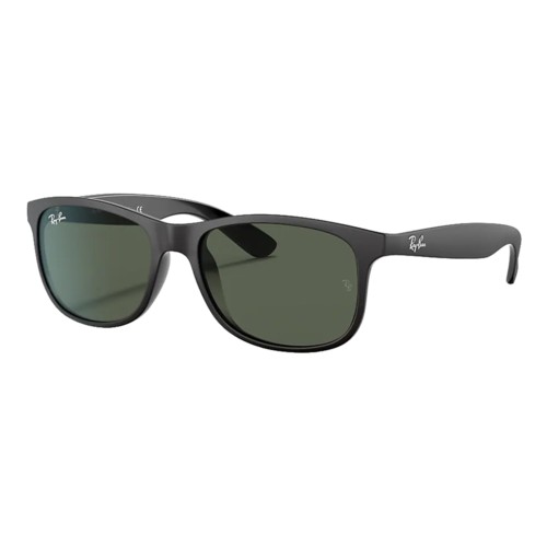 Ray-Ban Andy Sunglasses Black/Green Classic, Size 55 frame Black/Green Classic