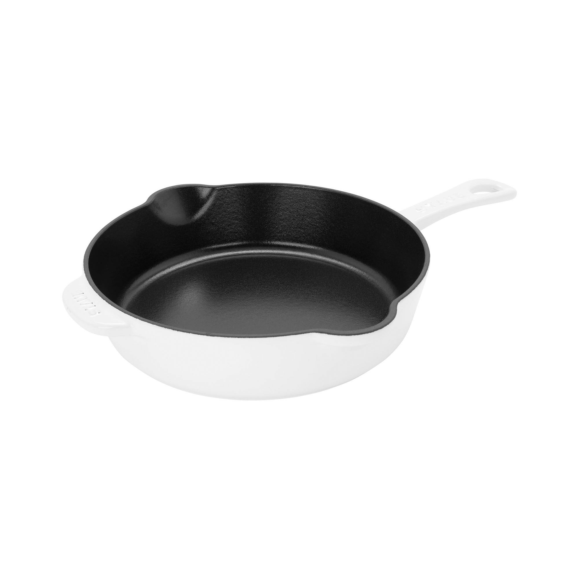 8.5" Cast Iron Traditional Deep Skillet White