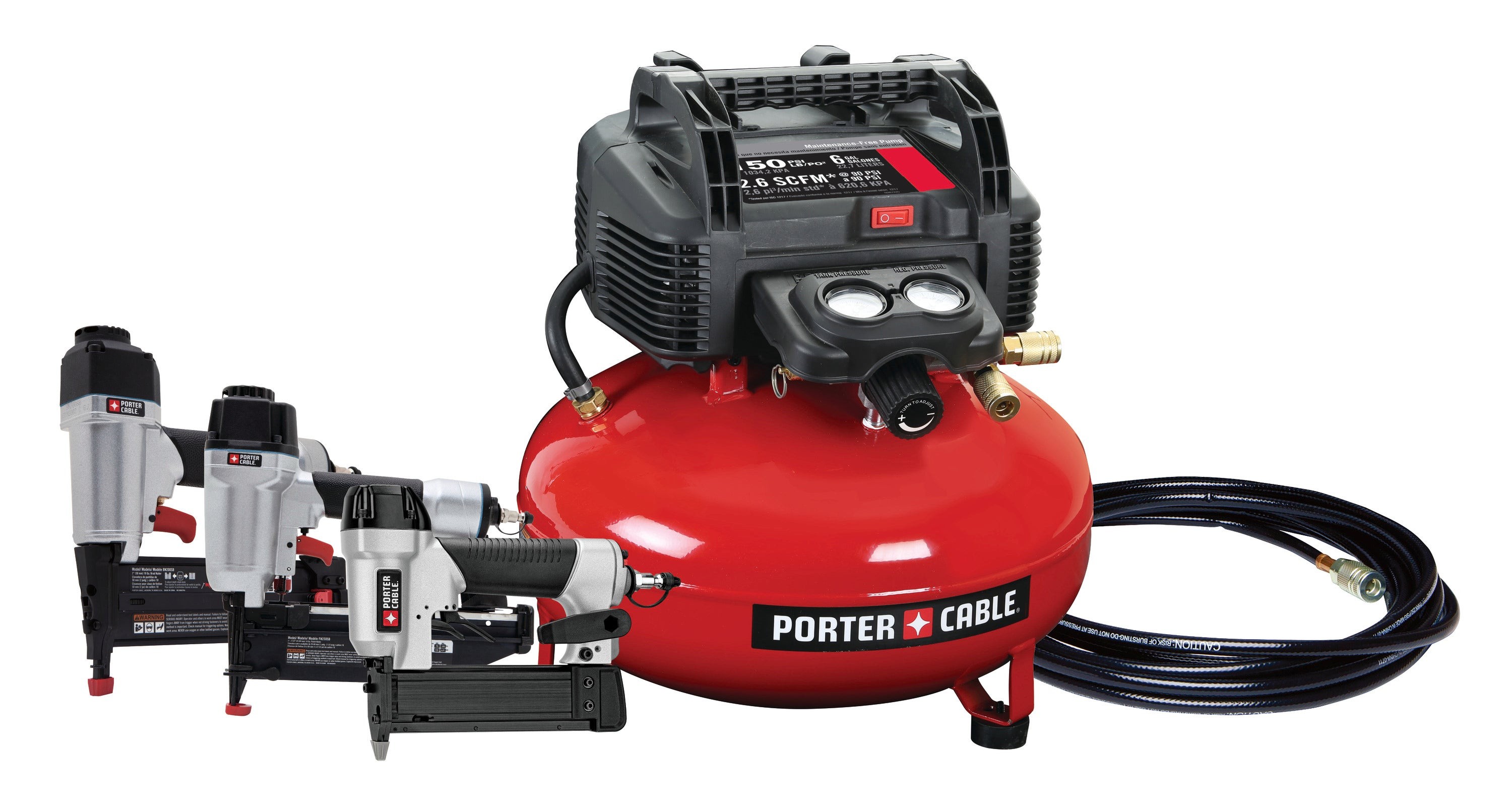 6 Gallon Air Compressor w/ 3 Tools