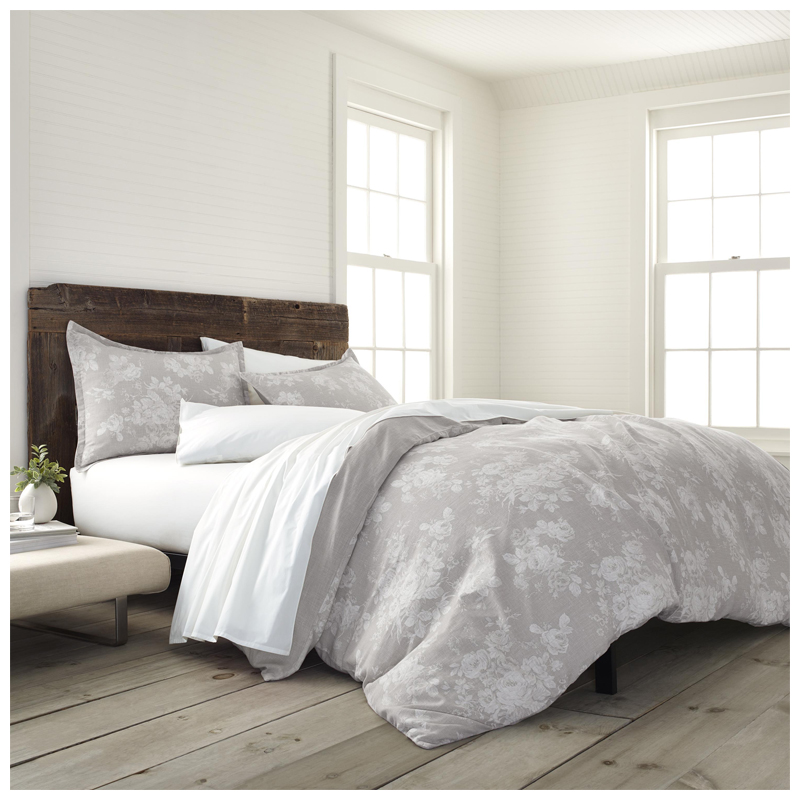 EcoPure Comfort Wash Sienna Linen Comforter Set - (King)