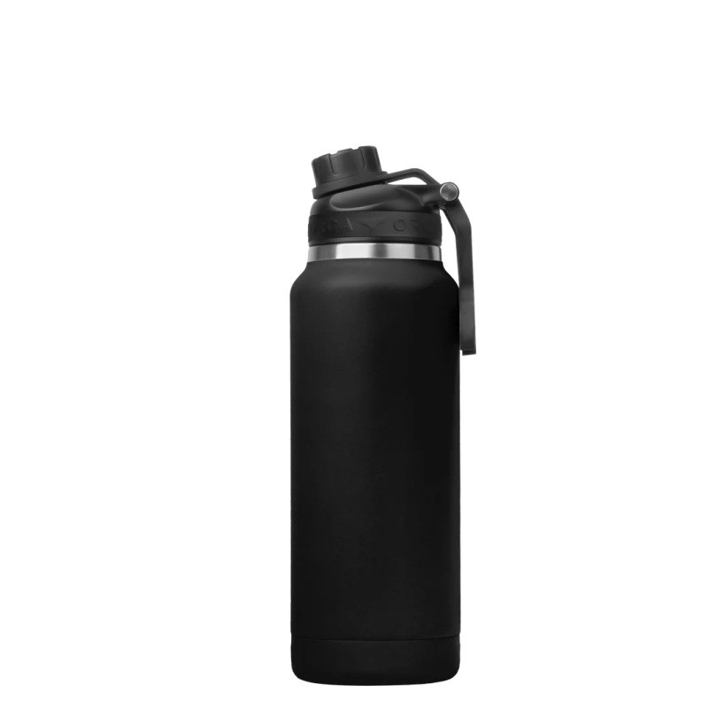 Black BPA Free Hydration Bottle W/Smart Lid - 34oz
