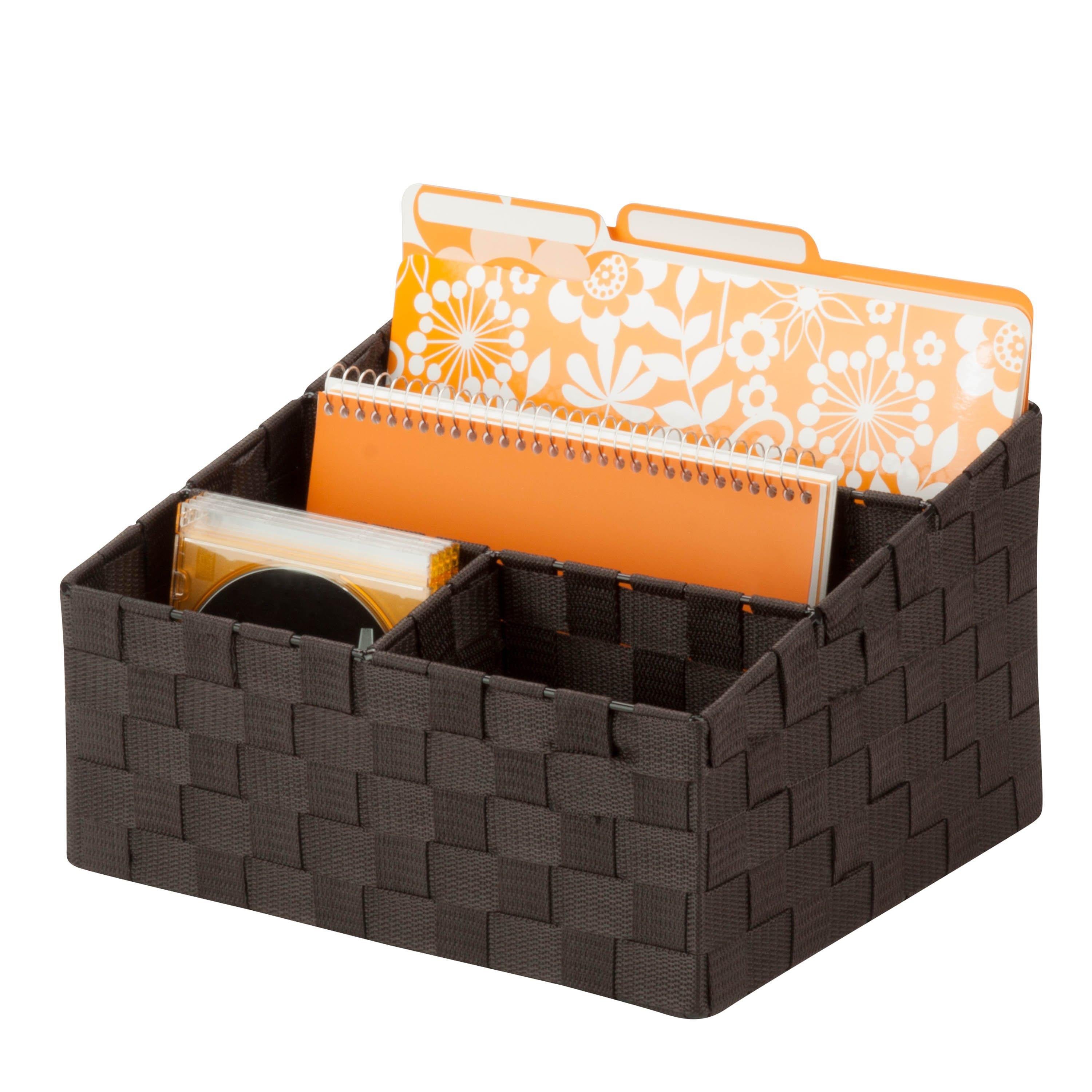 Mail & File Desk Organizer Espresso