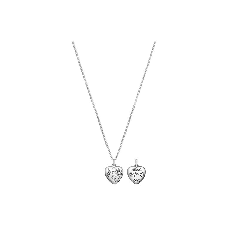 Blind For Love Pendant Necklace In Sterling Silver