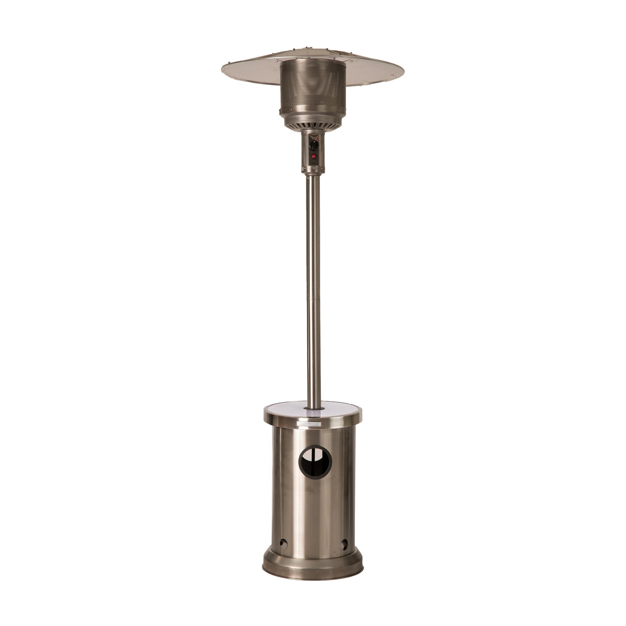 Stainless Steel Patio Heater w/ LED Table