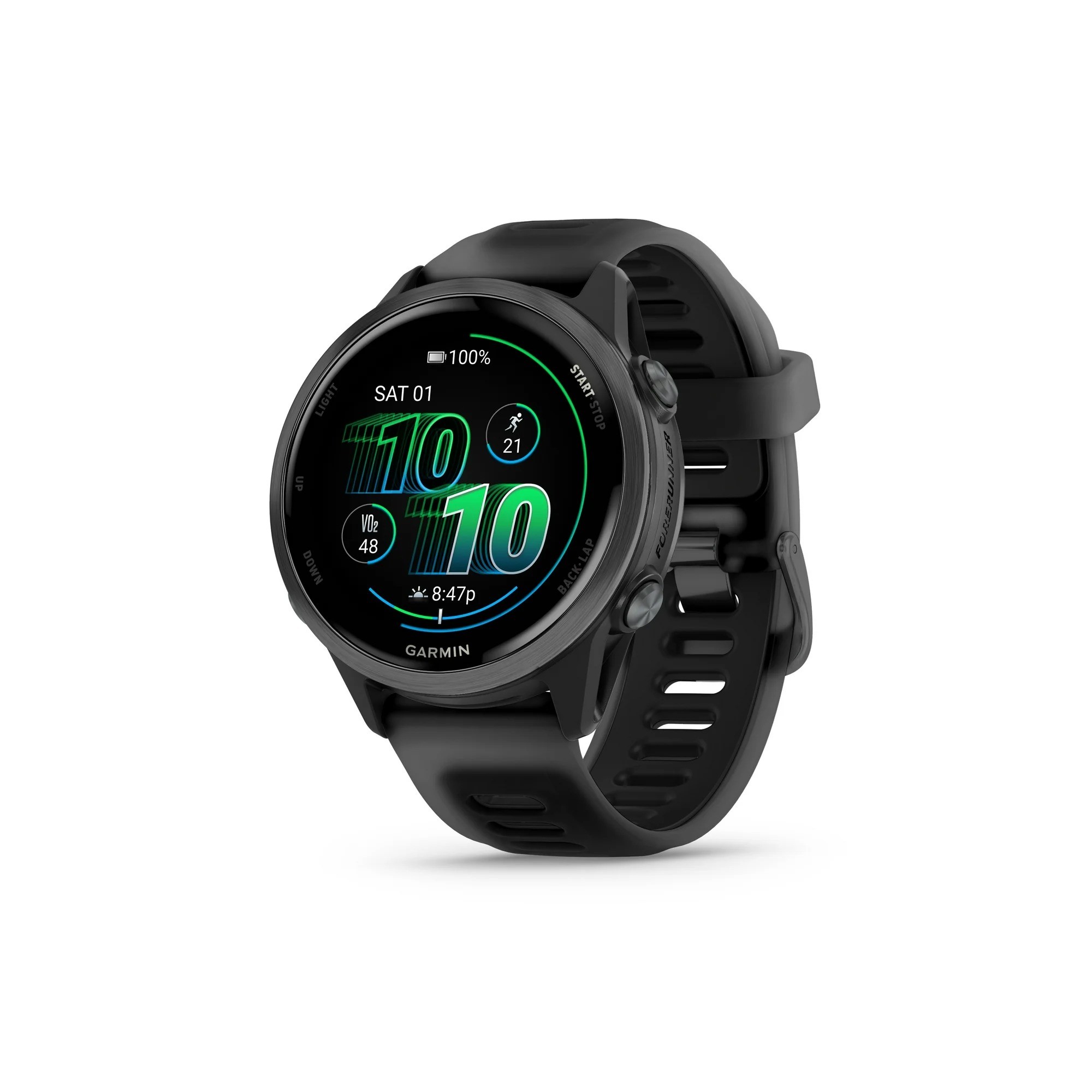 Forerunner 570 - 42mm Slate Gray with Transluscent Black/