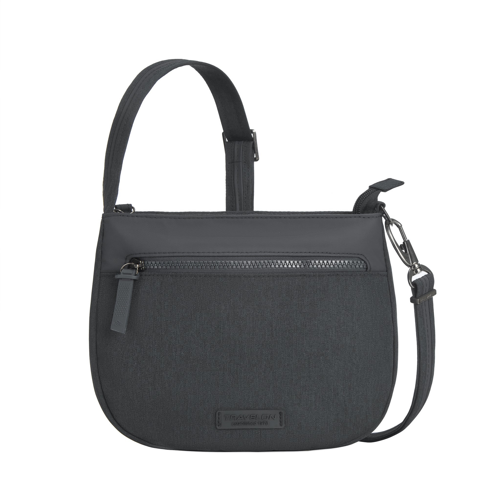 Metro Anti-Theft Saddle Crossbody Gray Heather