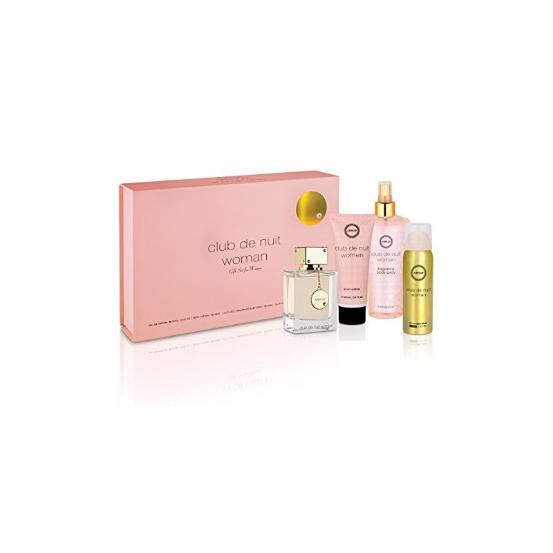 Club De Nuit (W) 4Pc Set(3.6Oz EDP Sp,3.4Oz B/L,1.7Oz Body Spray,8.4Oz Body Mist)