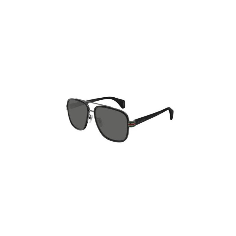 Grey Rectangular Men's Sunglasses