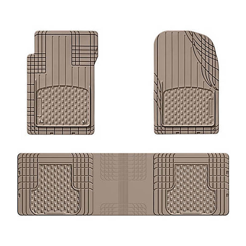 Trim to Fit Front and Rear Over the Hump Mat Set - (Tan)
