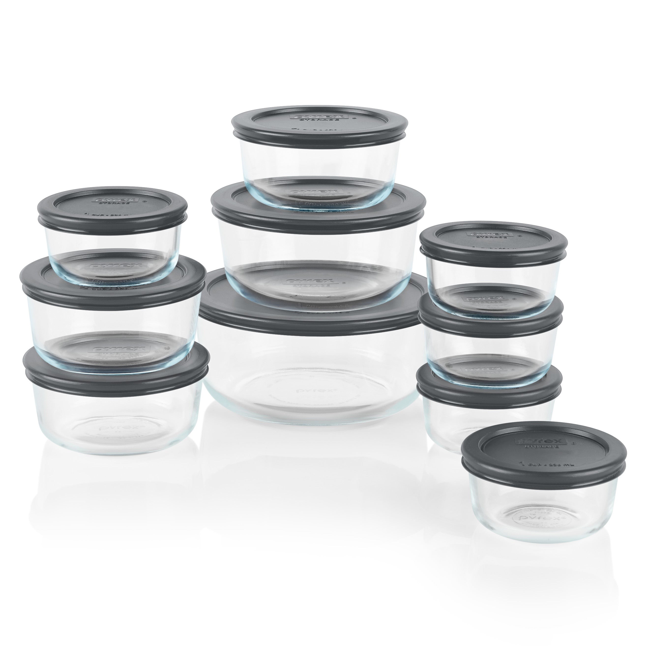 Simply Store 20pc Storage Set w/ Gray Lids