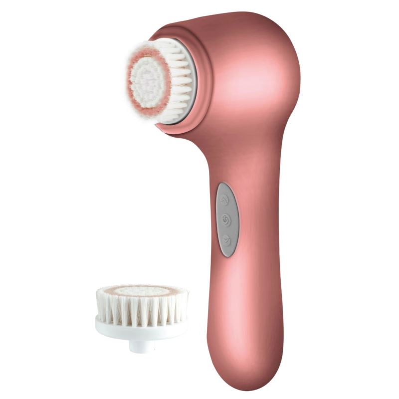 Exfoliating Soft Gentle Portable Spa Facial Power Cleansing Brush - (Rose Gold)