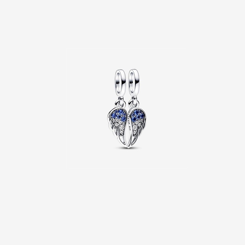 Splittable Angel Wing Charms