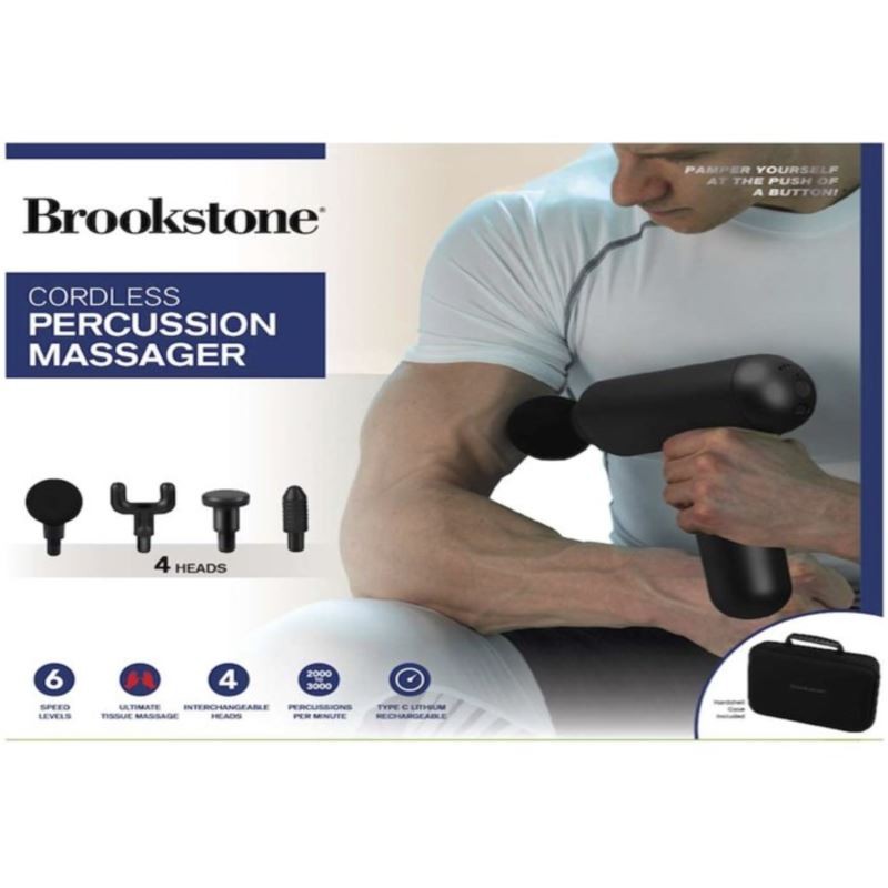 Brookstone Cordless Percussion Massager CD00000191