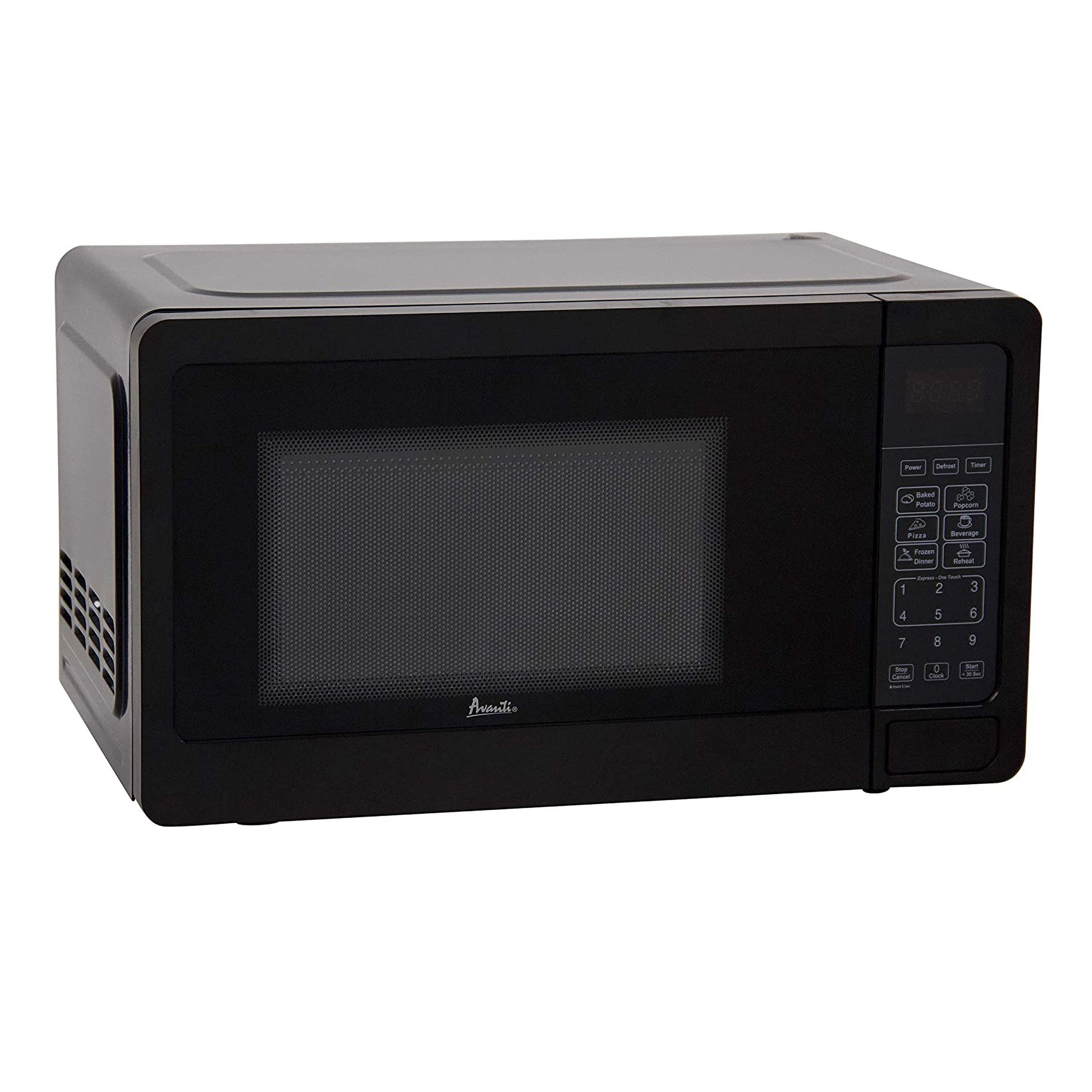 0.7 Cubic Foot 700W Micorwave Oven Black
