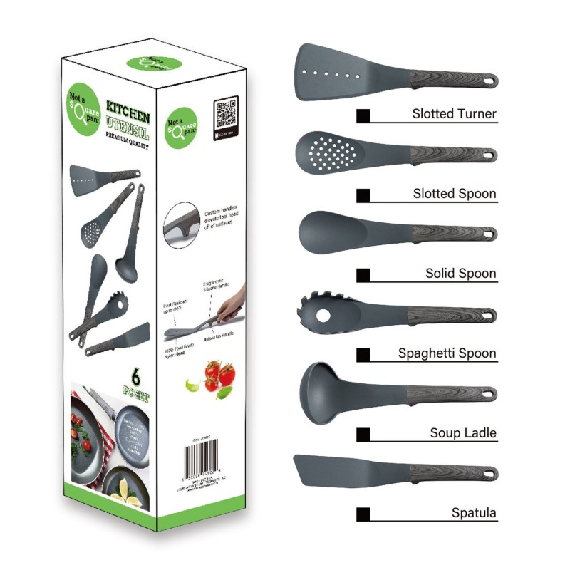 6 Piece Kitchen Utensil Set