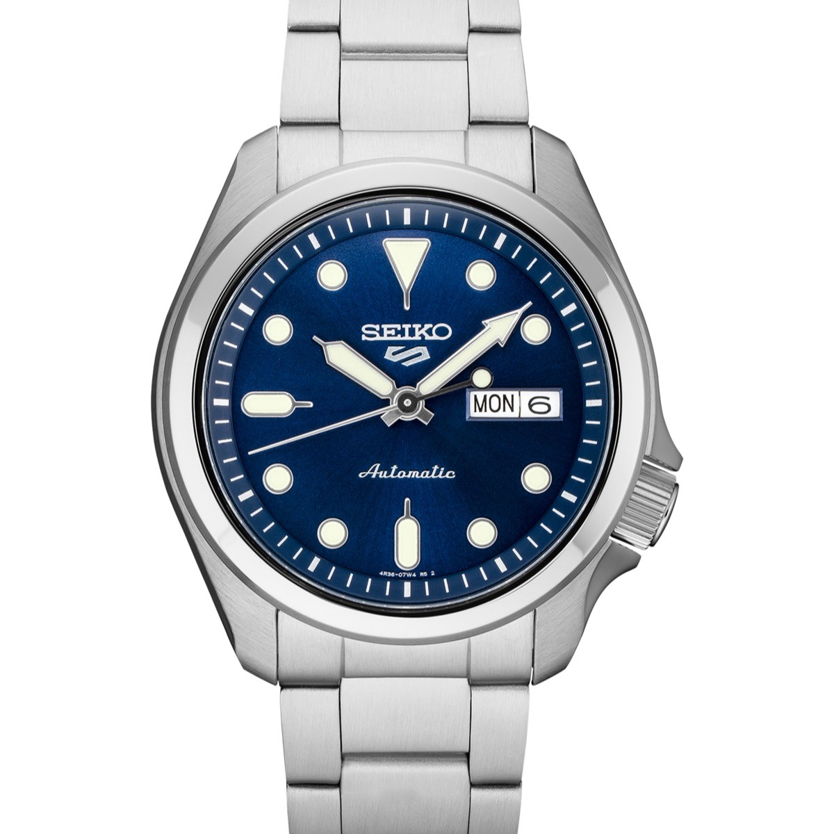 Mens Seiko 5 Sports SS Blue Dial