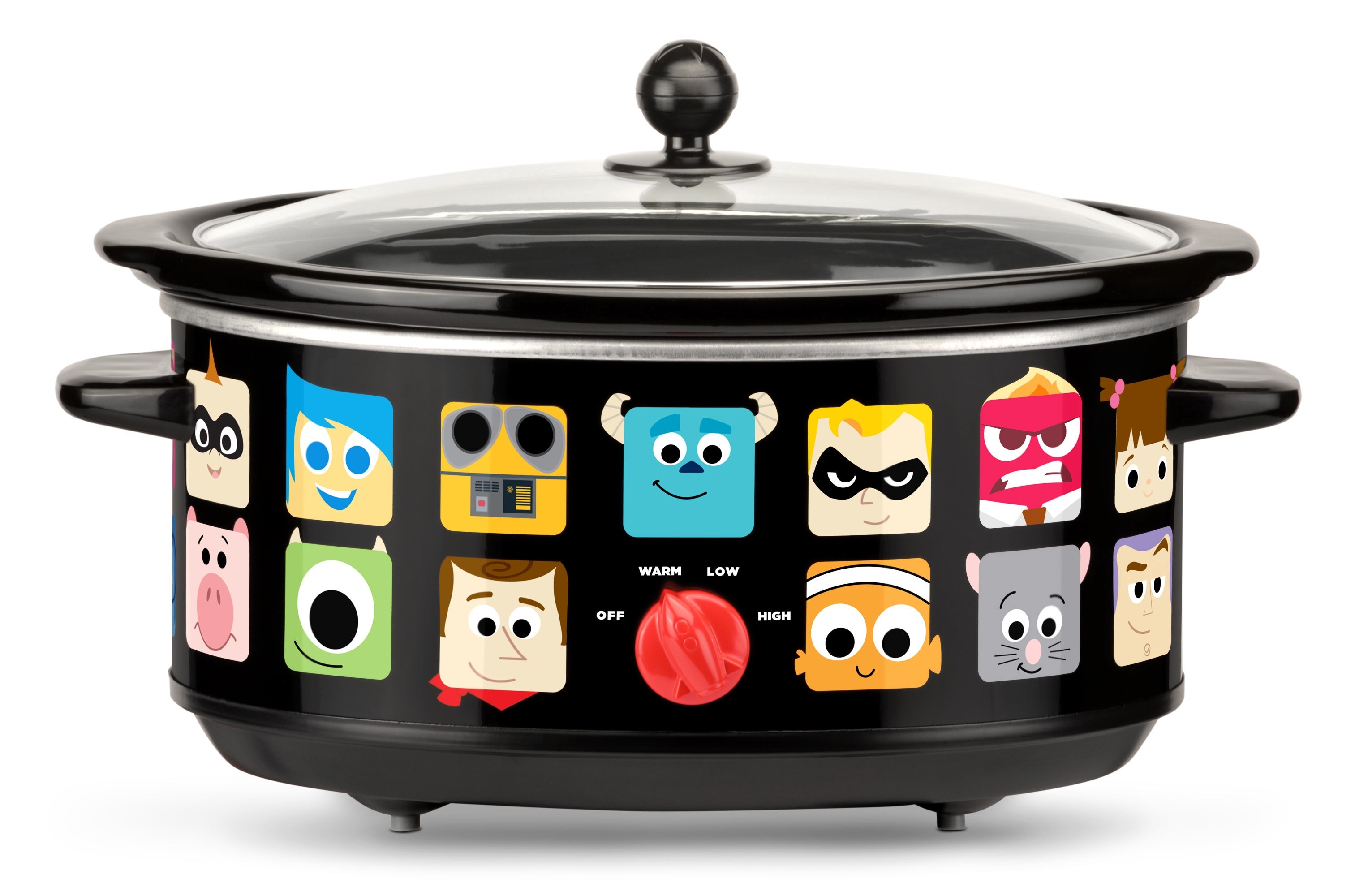 Disney Pixar 7 Qt Oval Slow Cooker w/ Removable Insert